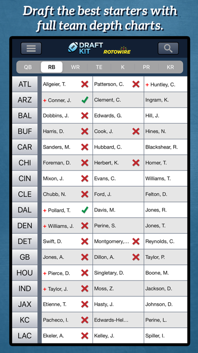 Fantasy Football Draft Kit '23 Screenshot