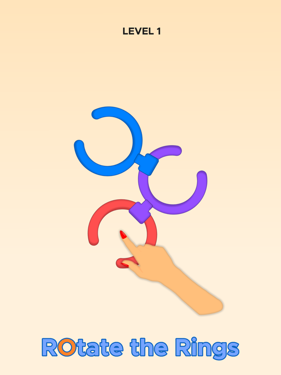 Rings Rotate - Unravel Puzzle