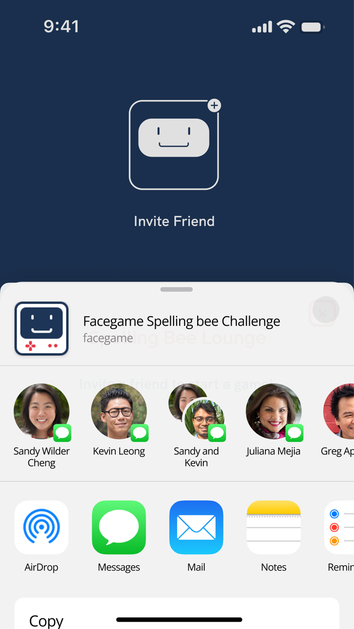 FaceGame - Chat and Play