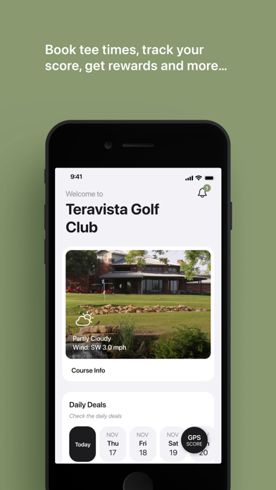 Teravista Tee Times Screenshot