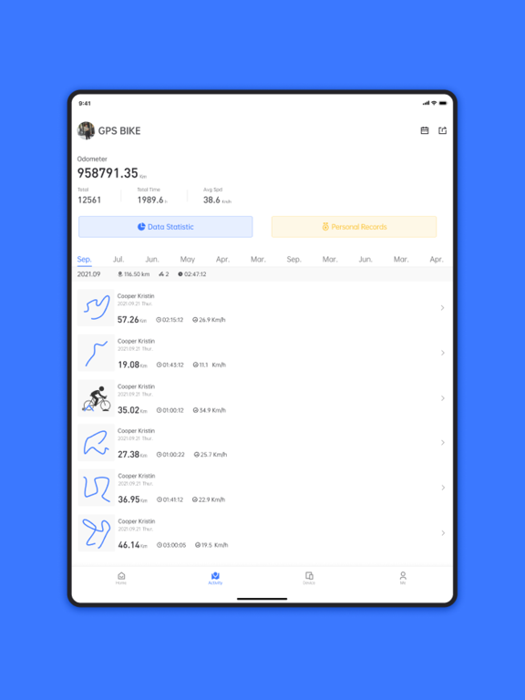 Screenshot #6 pour GPS Bike