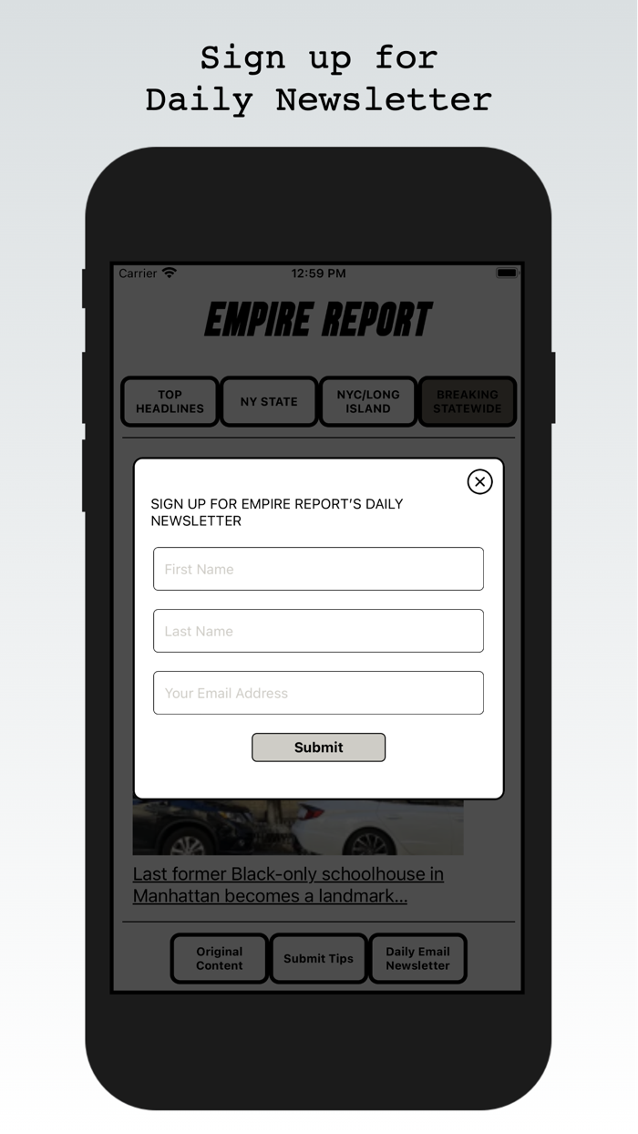 EMPIRE REPORT APP