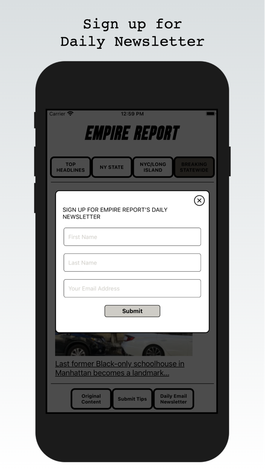 #6. EMPIRE REPORT APP (iOS) 由: Perch Creek