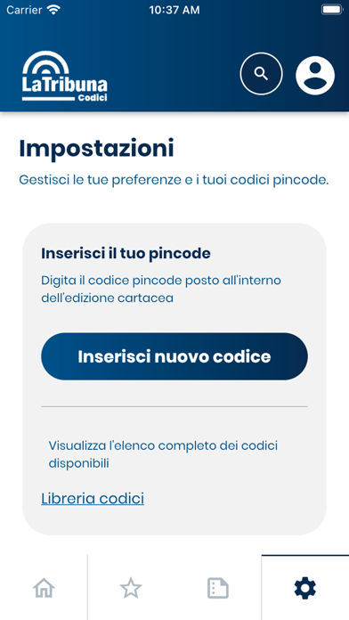 TribunaCodici Screenshot