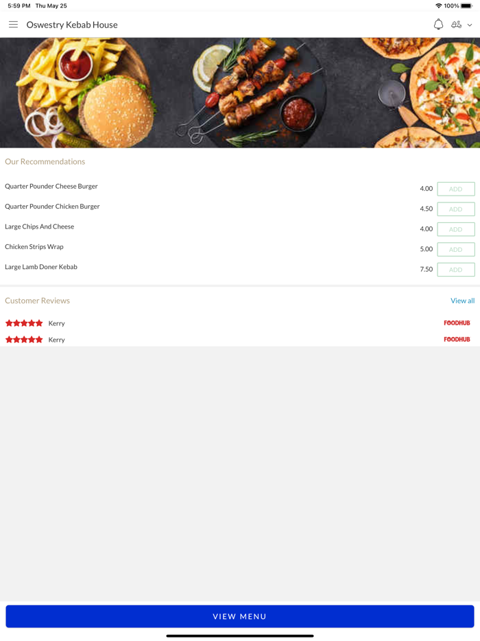 Oswestry Kebab House.