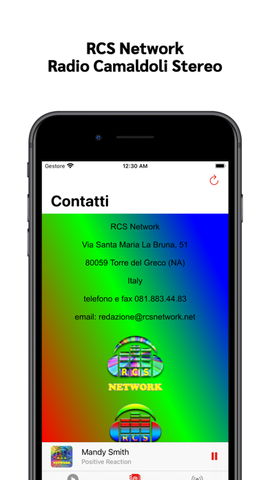 RCS Network Screenshot
