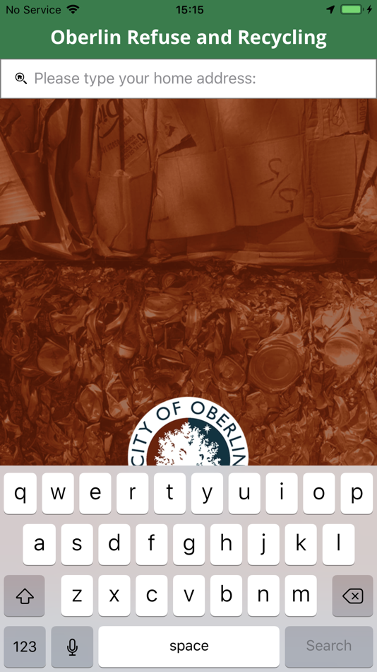 #1. Oberlin Refuse and Recycling (iOS) By: City of Oberlin