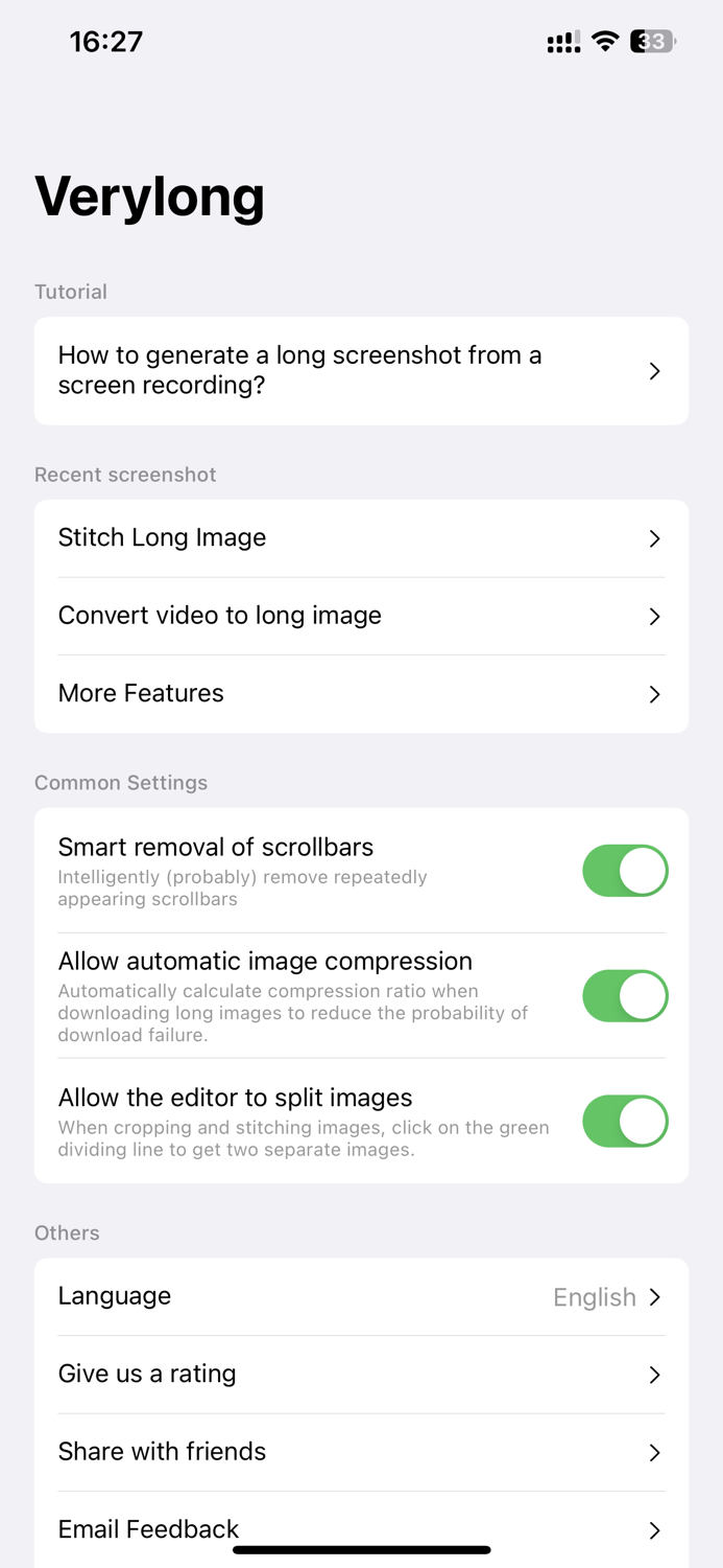 Verylong Screenshot Montage