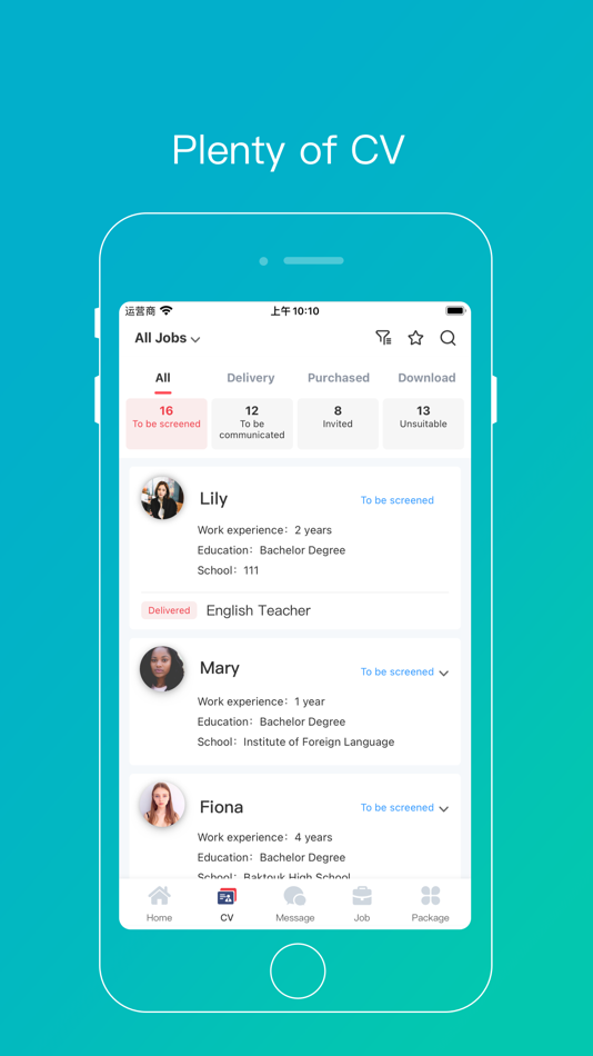 #2. CAMHR-Professional job APP (iOS) 由: CamHR