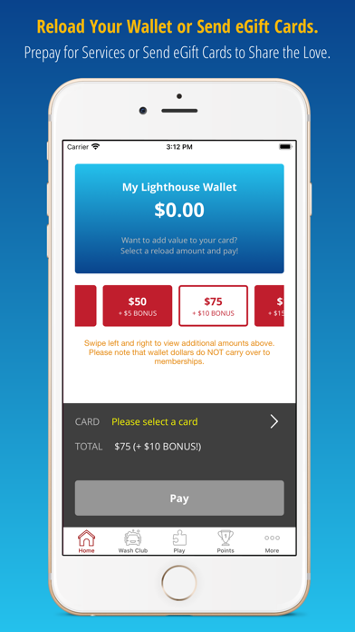 Lighthouse Car Wash iPhone screenshot 4 - Business app