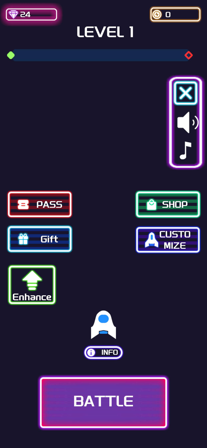 Shot Cube Neon Bricks