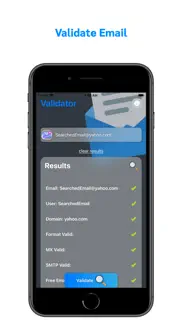 em@il validator iphone screenshot 3
