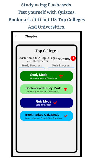 USA Top Colleges Screenshot