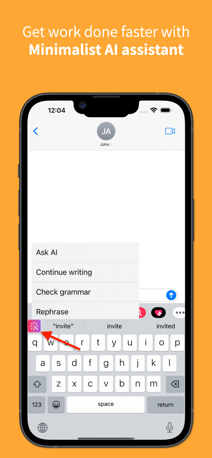 Minimalist AI Keyboard
