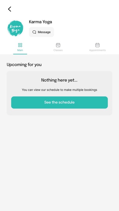 Karma Yoga App Screenshot