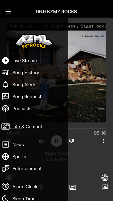 Screenshot #2 pour 96.9 KZMZ Classic Rock
