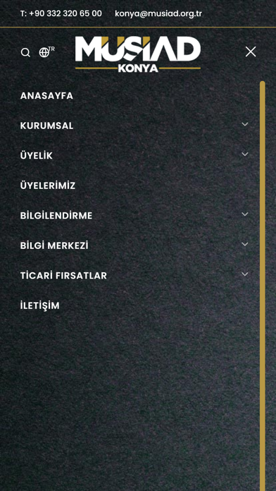 MUSİAD Konya Screenshot