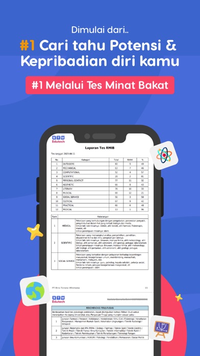 BTW Edutech App Screenshot