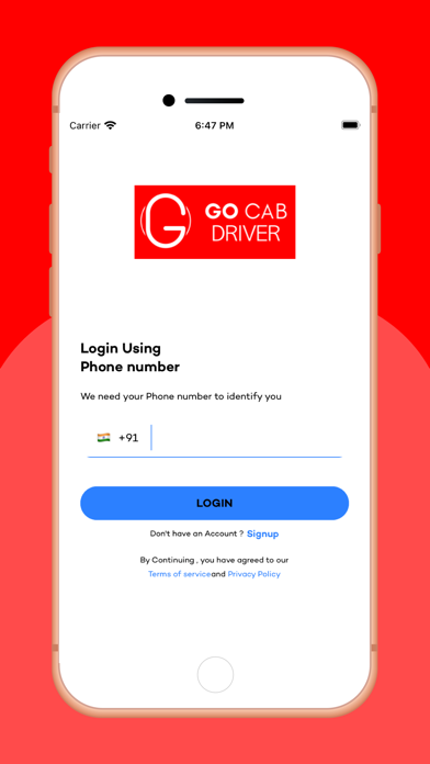 Screenshot #2 pour GO Cab Driver App