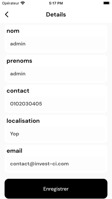 Invest CI Screenshot