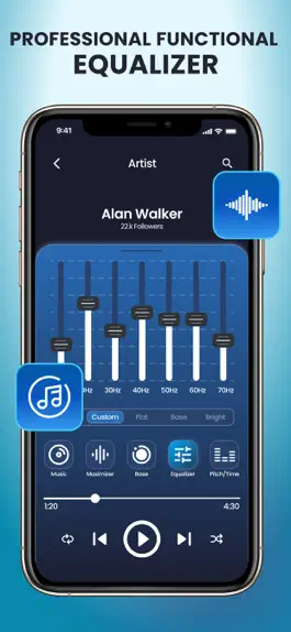 Game screenshot Bass, Volume Booster：Equalizer apk