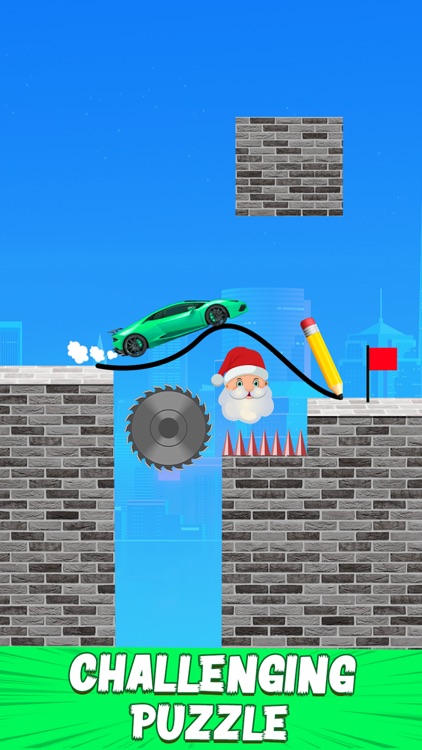 Draw Bridge-Santa Puzzle Games screenshot-3