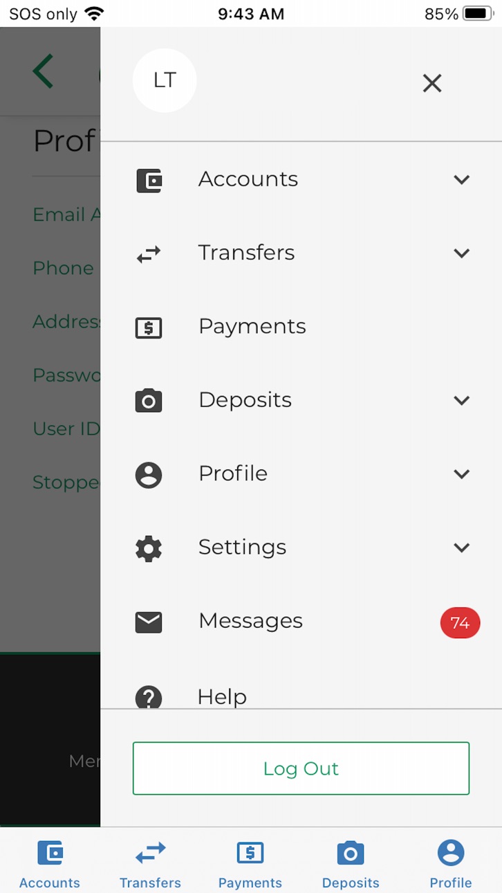 iPhone screenshot