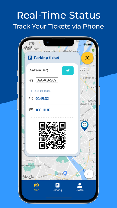 Rollet – digitális parkolójegy Screenshot