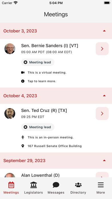 Advocacy Associates Training Screenshot