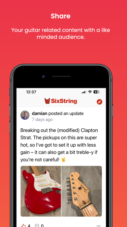 #2. SixString (iOS) 게시자: GrandStation