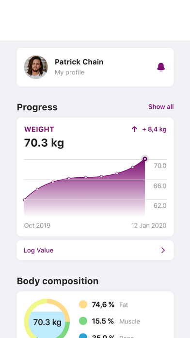 Xsports fitness Trainings-App Screenshot