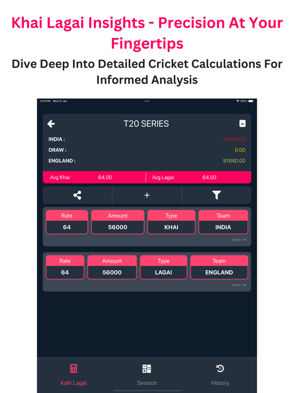 Khai Lagai iPad screenshot 2 - Sports app