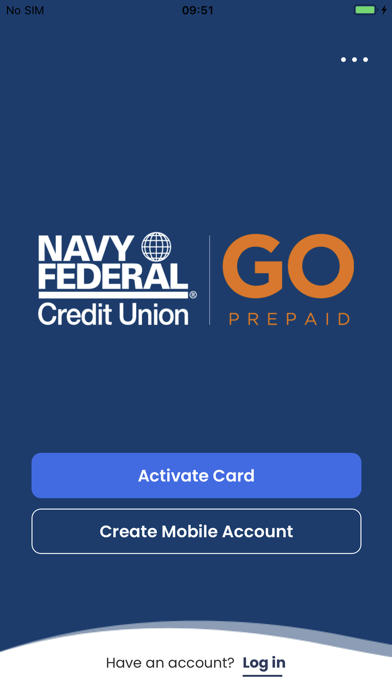Navy Federal GO Prepaid Screenshot