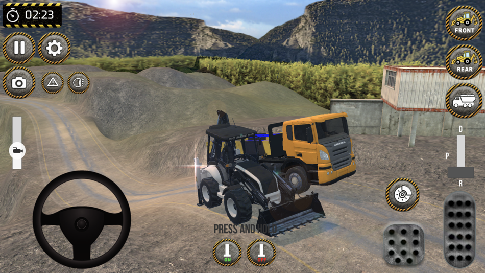 #5. Backhoe Loader Truck Simulator (iOS) 由: HRY GROUP BILISIM INSAAT SANAYI TICARET ANONIM SIRKETI