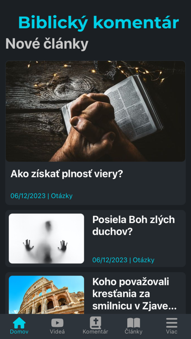 Screenshot #1 pour Biblický komentár
