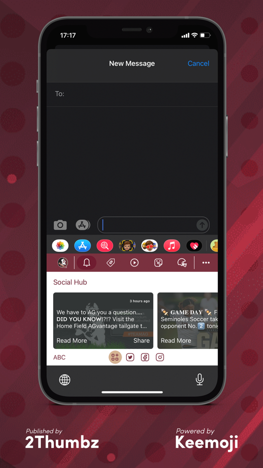 #7. FSU Seminoles Keyboard (iOS) 게시자: 2ThumbZ Entertainment