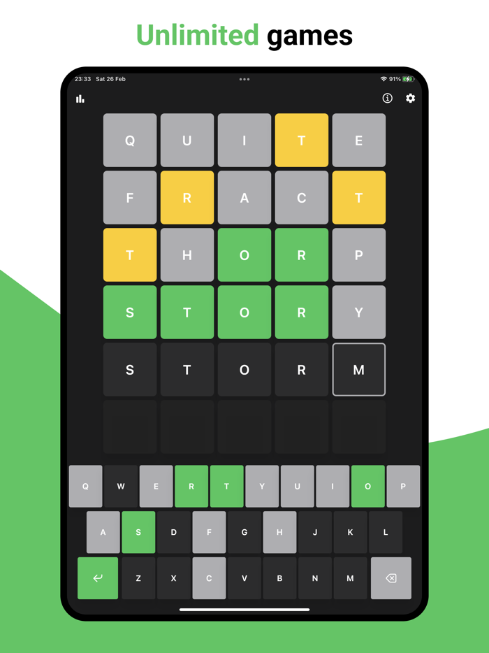 Worg - Word guessing game