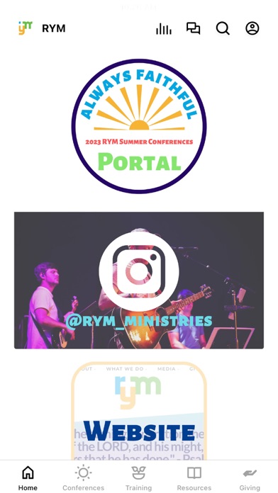 Reformed Youth Ministries Screenshot