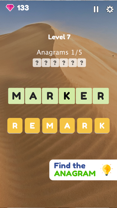 Anagrams 2! Screenshot