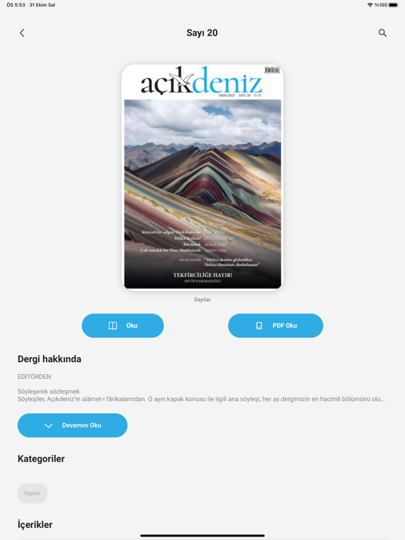 Screenshot #5 pour Açıkdeniz Dergisi