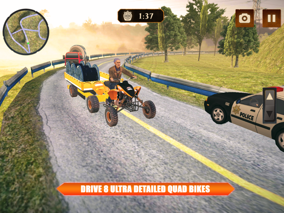 Offroad QuadBike Transport Sim iPad screenshot 5 - Games app