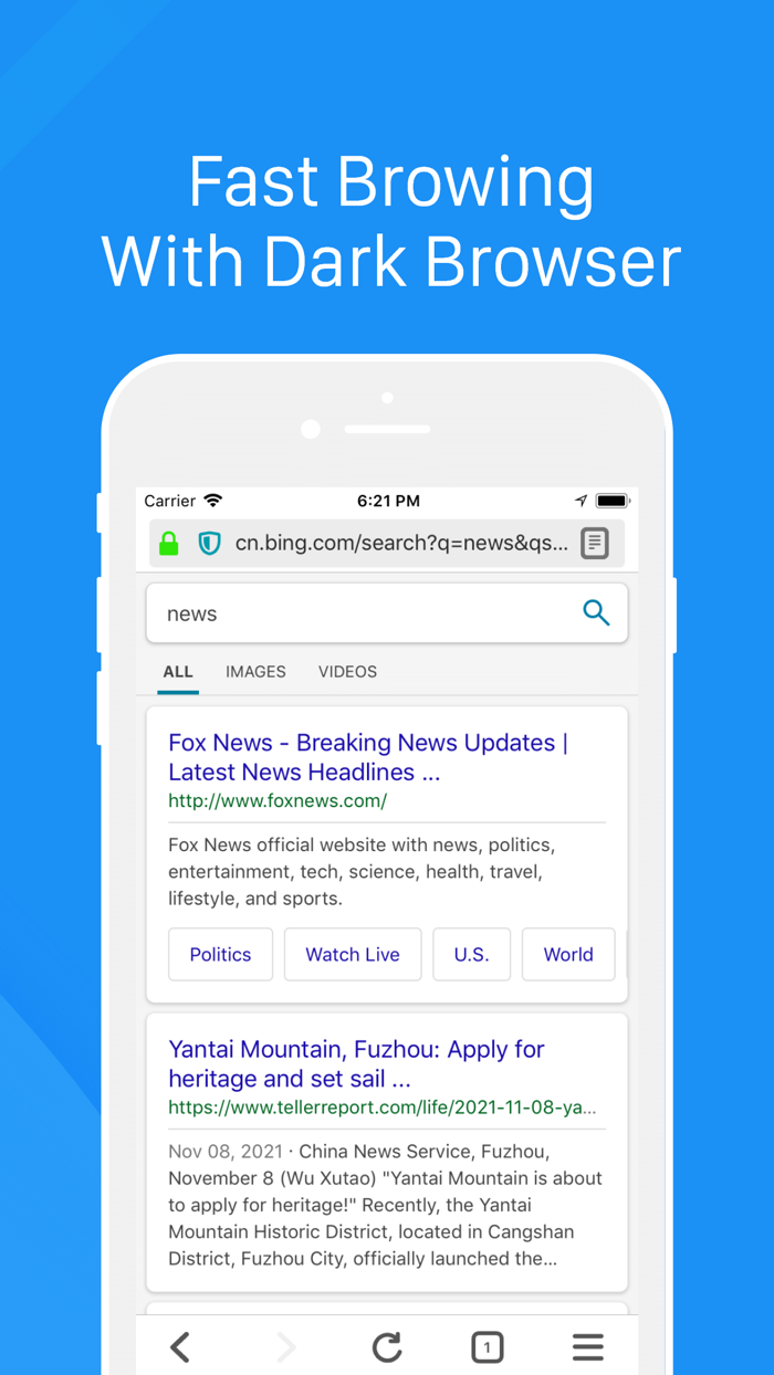 Dark Browser- PrivateandSecure