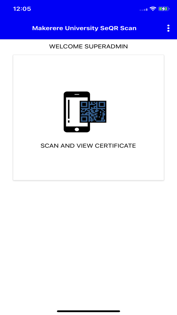 Makerere University SeQR Scan