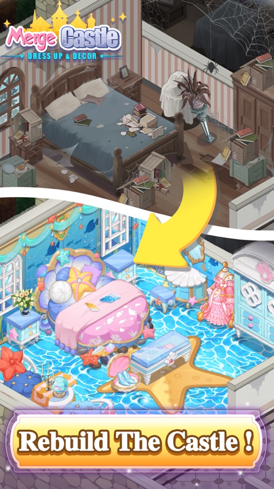 #1. Merge Castle:Design (iOS) 由: Chengdu YoMiKo Technology Co., Ltd.