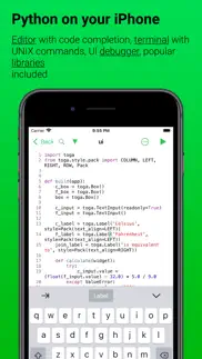 pyto - python 3 iphone screenshot 1