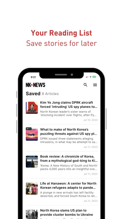 NK News Screenshot