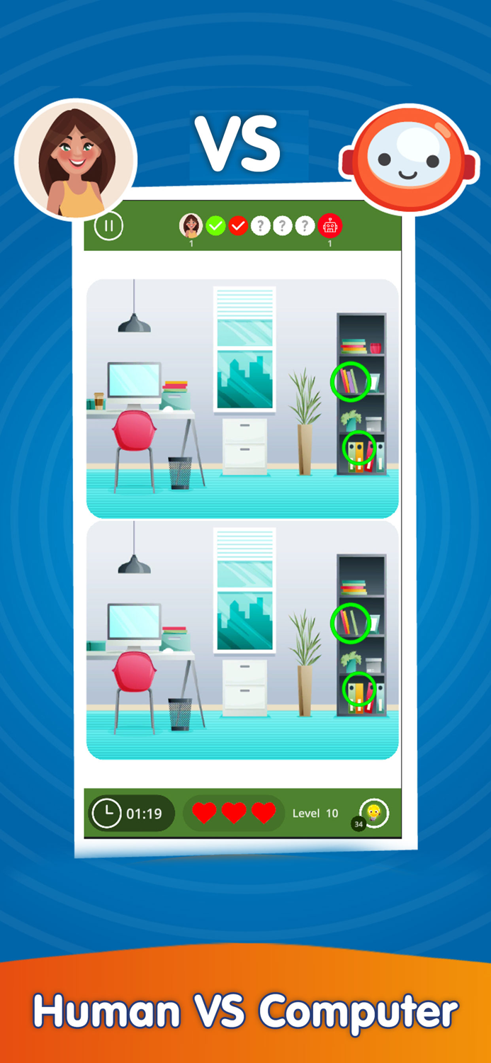 Find The Difference - Tap it