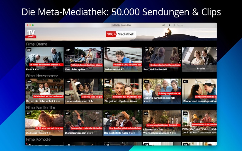TV Pro Mediathek Screenshot