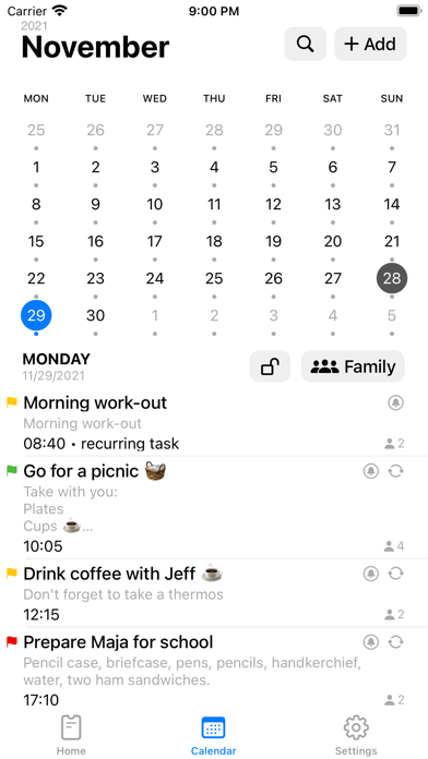 Fami: Family Organizer Screenshot