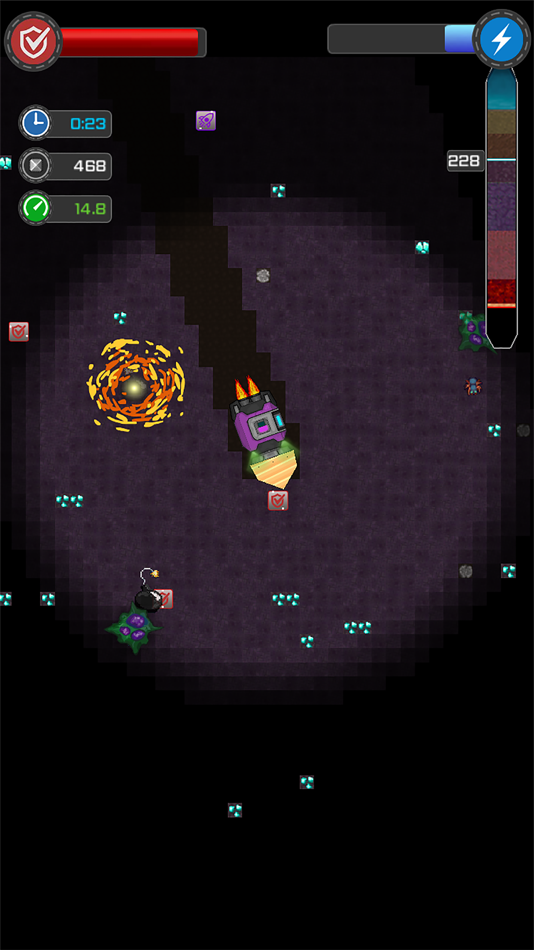 #2. Drill Upgrade - Reach The Core (iOS) 由: 红利 郑